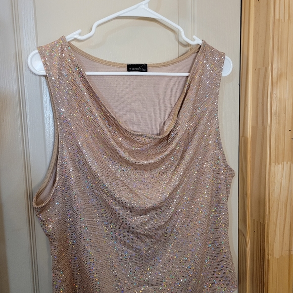 Nwt 90s style sparkly top - Picture 2 of 8